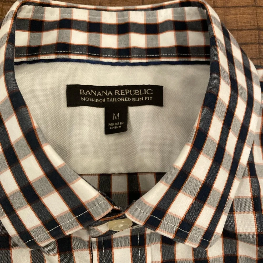 Banana Republic Non Iron Tailored Slim Fit Men’s M